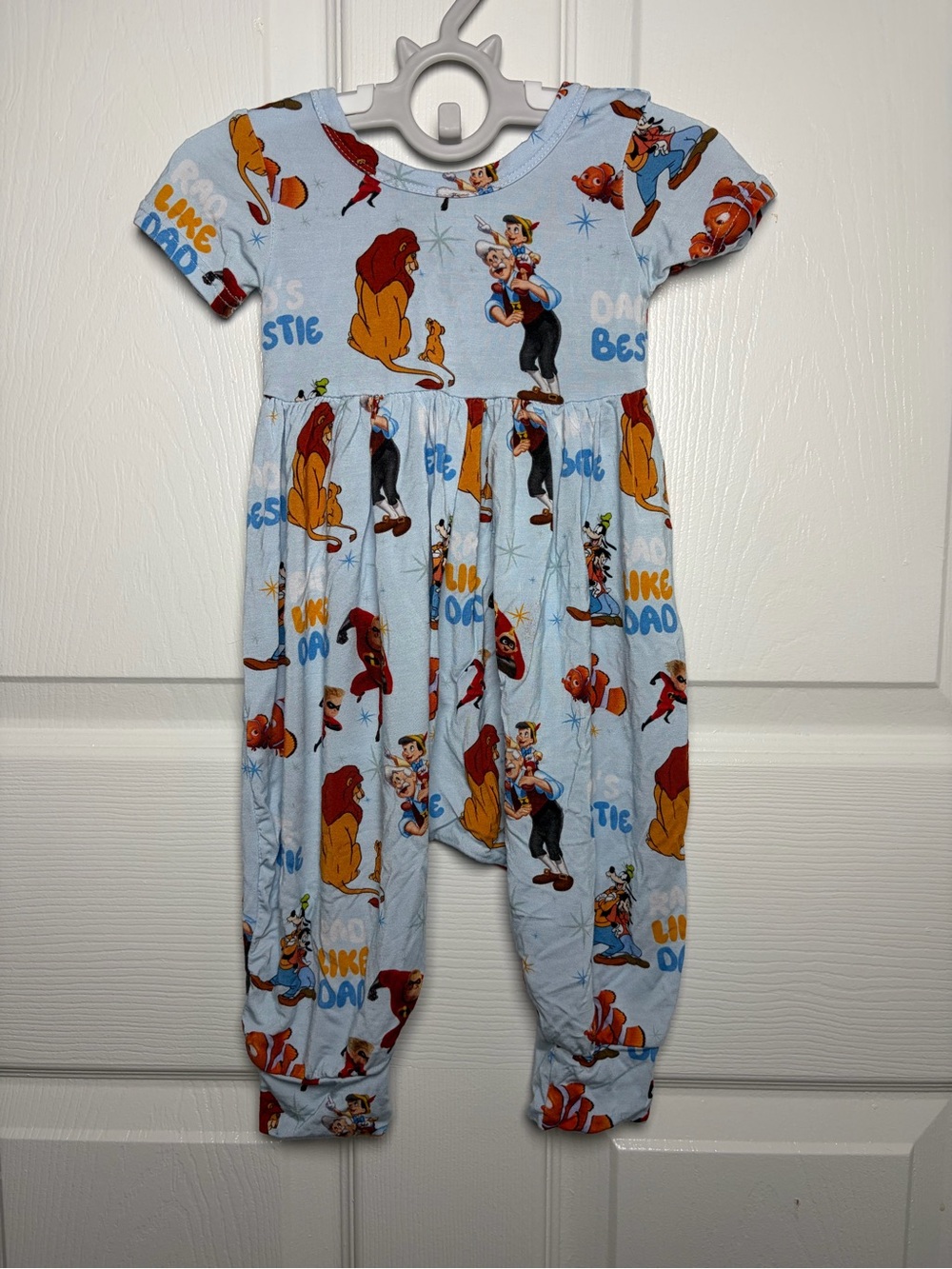 Secret Stock Reserve Disney Rad Like Dad Bamboo Jumpsuit 3-6M Limited